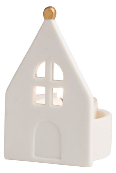 Porcelánový svícen Dream House – set 2 ks