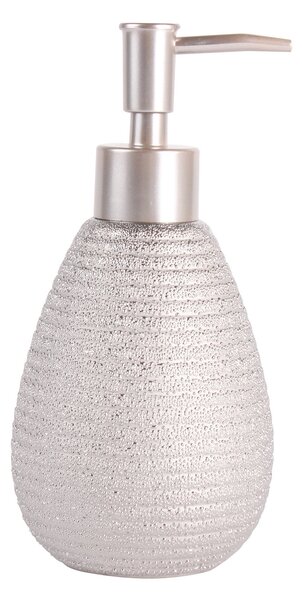 MSV dávkovač mýdla OMAN, stříbrný, keramika, 280 ml
