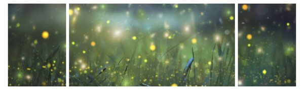 Obraz - Kouzelná noc (170x50 cm)