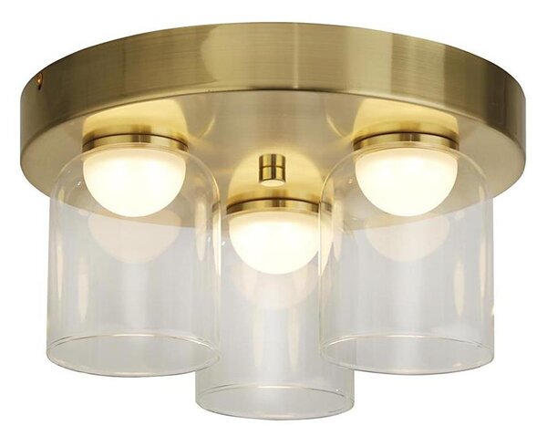 Searchlight 23083-3SB - LED Stropní svítidlo HIGHBALL 3xLED/5,3W/230V pr. 30 cm