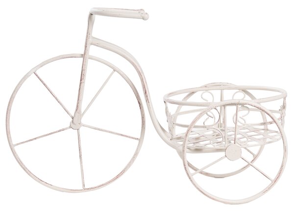 Stojan na květiny HAREBELL 52 cm Krémově bílá Kov