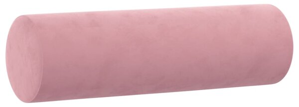 3místná pohovka s polštáři růžová 180 cm samet 3200894