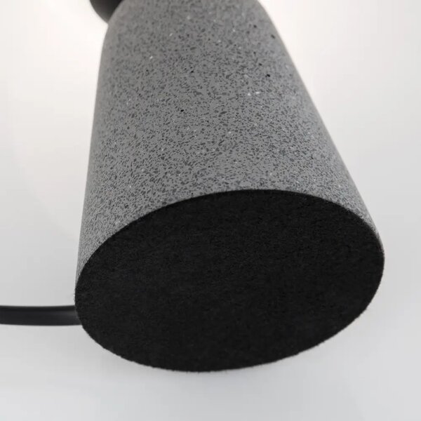 LÉTO -15% Nova Luce Šedá stolní lampa Zero