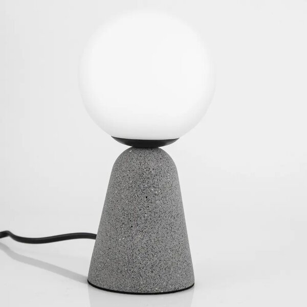 LÉTO -15% Nova Luce Šedá stolní lampa Zero