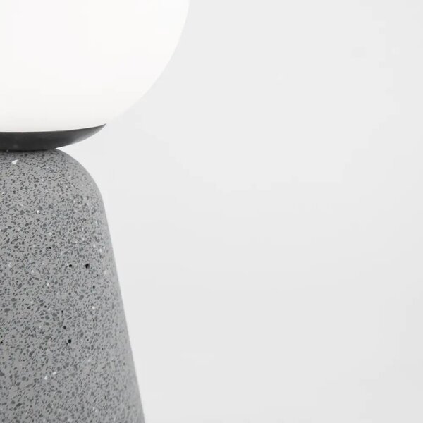 LÉTO -15% Nova Luce Šedá stolní lampa Zero