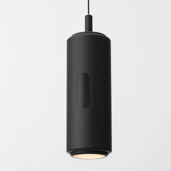 Nova Luce Černé kovové závěsné LED světlo Holm 7 cm