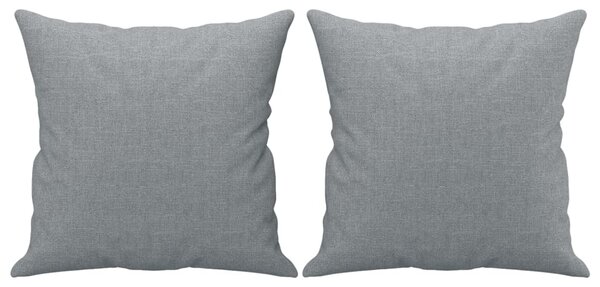 3místná pohovka s polštáři světle šedá 180 cm textil 3200917