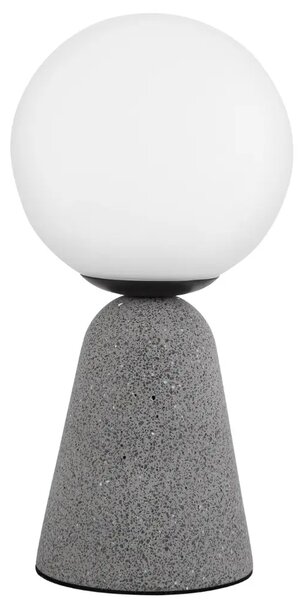 LÉTO -15% Nova Luce Šedá stolní lampa Zero