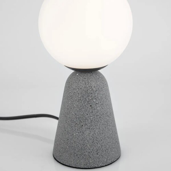 LÉTO -15% Nova Luce Šedá stolní lampa Zero