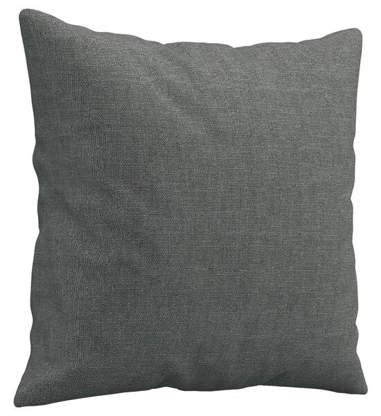 2místná pohovka s polštáři tmavě šedá 140 cm textil 3200910