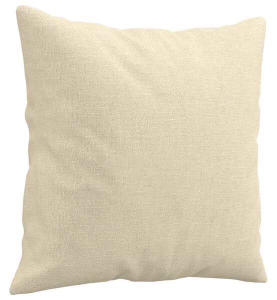 2místná pohovka s polštáři krémová 120 cm textil 3200903