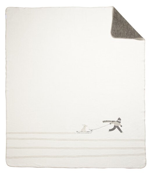 Bavlněná deka Snowy Day 150 × 200 cm