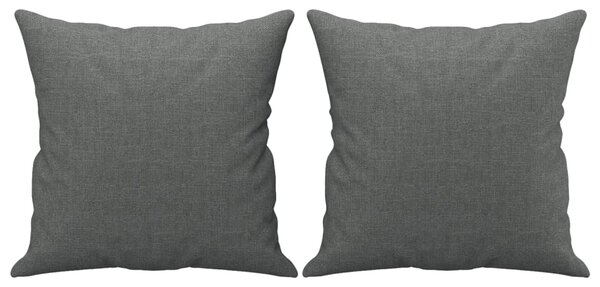 3dílná sedací souprava s polštáři tmavě šedá textil 3202071