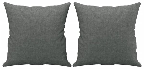 2místná pohovka s polštáři tmavě šedá 140 cm textil 3200910