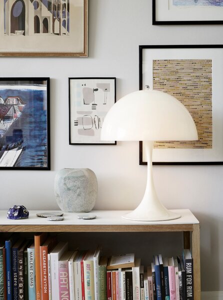 Přenosná lampa Panthella 250 Opal Beige / Chrome