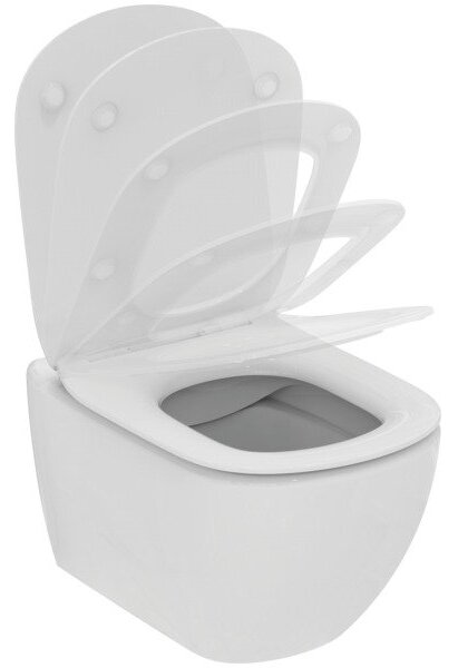 Ideal Standard Tesi - SET Závěsné WC RimLS+ + sedátko Soft-Close, bílá T536001