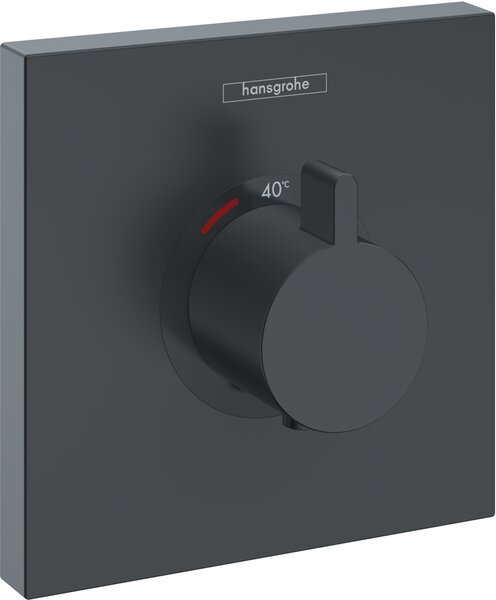 Hansgrohe ShowerSelect Termostat HighFlow pod omítku, matná černá 15760670