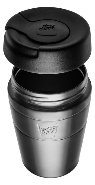 Černý termo hrnek 454 ml Helix Thermal Black L – KeepCup
