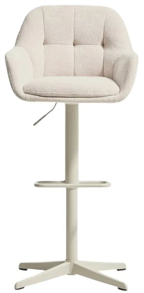 Kave Home Béžová otočná barová židle Dorina 65-85 cm