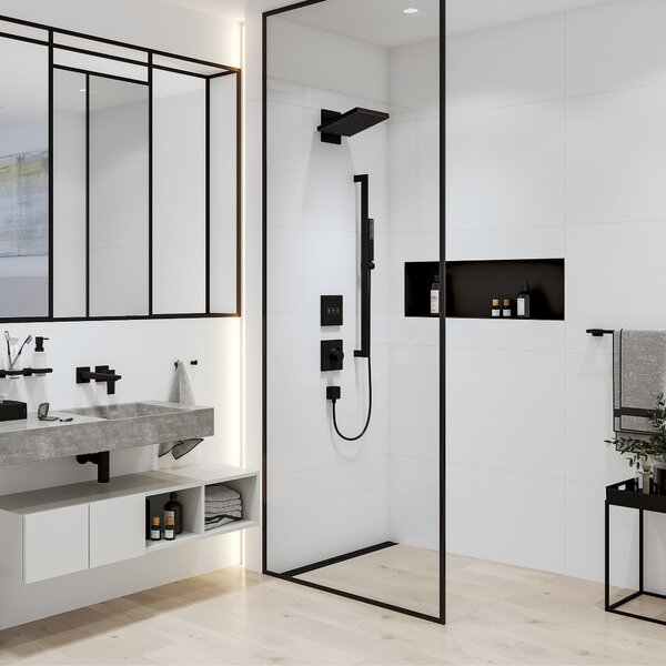 Hansgrohe Pulsify E tyčová ruční sprcha 100 1jet EcoSmart+, matná černá 24321670