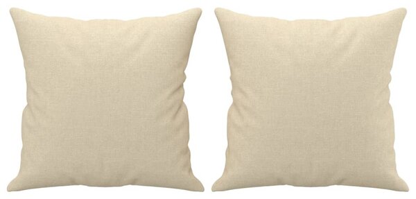 3místná pohovka s polštáři krémová 180 cm textil 3200919