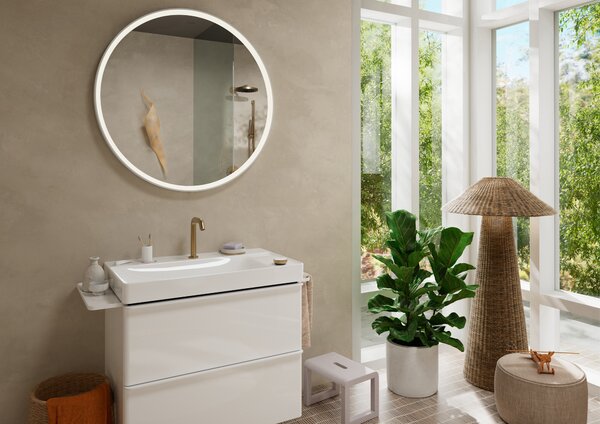 Hansgrohe Pulsify S tyčová ruční sprcha 100 1jet EcoSmart, kartáčovaný bronz 24125140