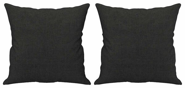 3místná pohovka s polštáři černá 180 cm textil 3200921