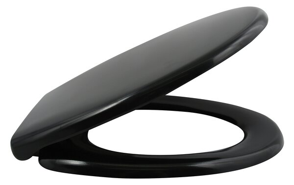 Spirella WC prkénko EASY CLIP, černé, duroplast Thermodur