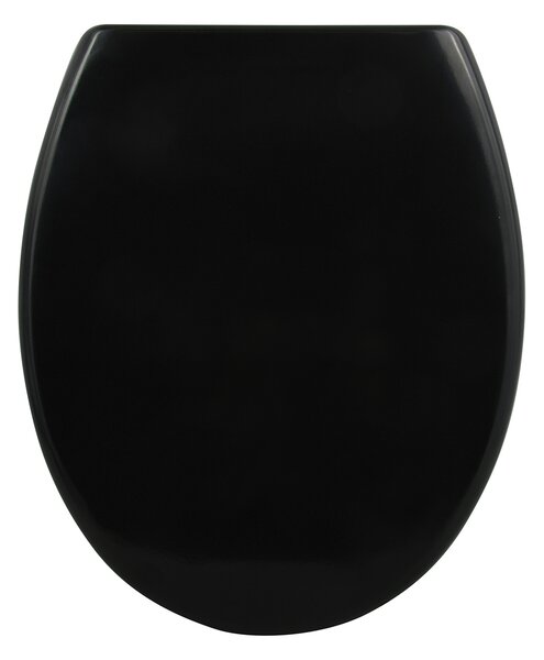Spirella WC prkénko EASY CLIP, černé, duroplast Thermodur