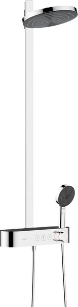 Hansgrohe Pulsify S Showerpipe 260 2jet EcoSmart se ShowerTablet Select 400, chrom 24241000