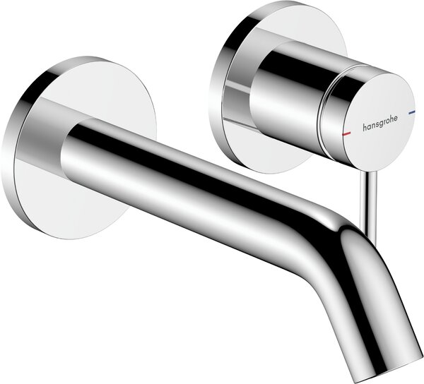 Hansgrohe Tecturis S páková umyvadlová baterie pod omítku, montáž na stěnu EcoSmart+ s výtokem 16,5 cm, chrom 73350000