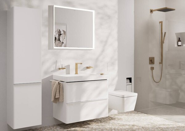 Hansgrohe Pulsify E horní sprcha 260 1jet, kartáčovaný bronz 24330140