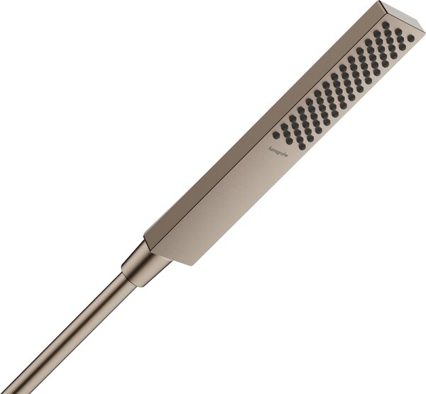 Hansgrohe Pulsify E tyčová ruční sprcha 100 1jet EcoSmart, kartáčovaný bronz 24320140