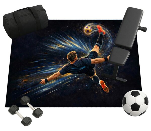 Protiskluzový herní koberec Football