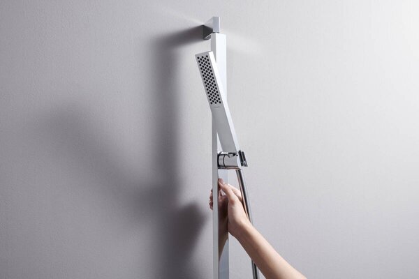 Hansgrohe Pulsify E sprchová sada 100 1jet EcoSmart se sprchovou tyčí 65 cm, chrom 24370000
