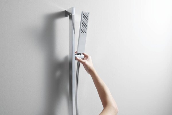 Hansgrohe Pulsify E sprchová sada 100 1jet EcoSmart se sprchovou tyčí 65 cm, chrom 24370000