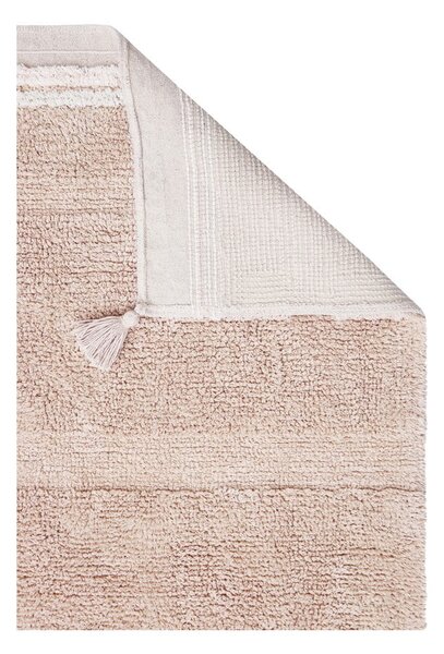 Světle růžový pratelný ručně tkaný bavlněný koberec 90x130 cm Bloom Rose – Lorena Canals