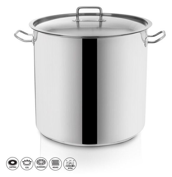 Zavařovací nerezový hrnec s pokličkou 22 l Stock – Orion