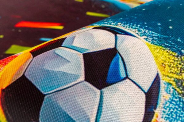 Protiskluzový herní koberec FootBall vícebarevný