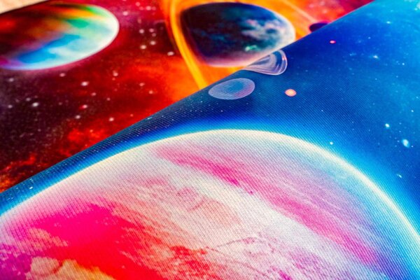 Protiskluzový herní koberec Galaxie