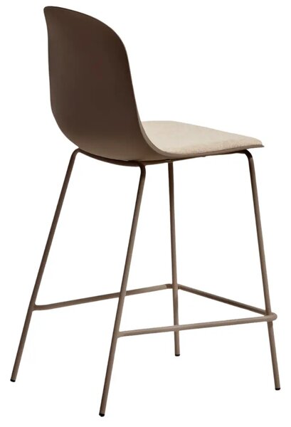 LÉTO -15% Kave Home Hnědá barová židle Debari 65 cm