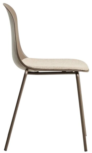 LÉTO -15% Kave Home Hnědá jídelní židle Debari