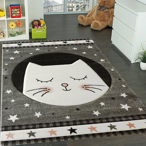 Dětský kusový koberec Smart Kids 22412 Grey 160x230 cm