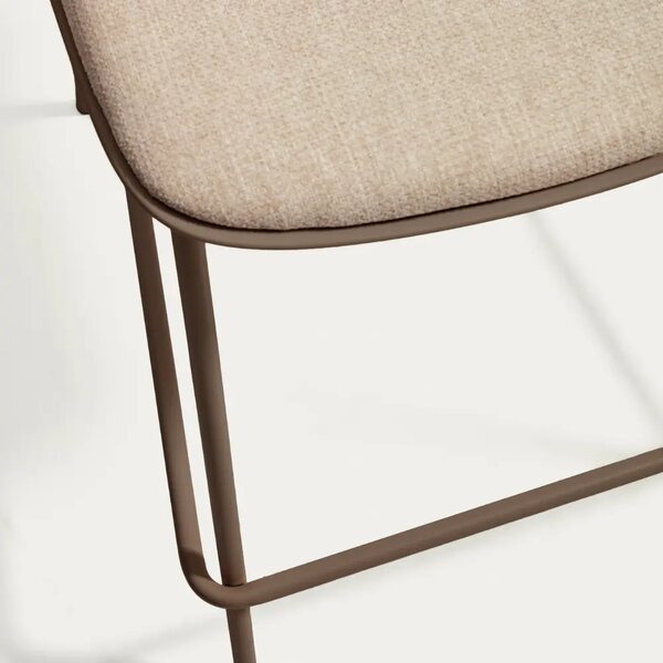 LÉTO -15% Kave Home Hnědá barová židle Debari 65 cm