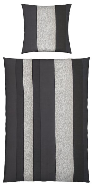 POVLEČENÍ, satén, antracitová, 135/200 cm Dieter Knoll - Online Only povlečení, Online Only