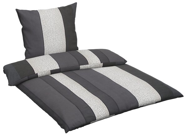 POVLEČENÍ, satén, antracitová, 135/200 cm Dieter Knoll - Online Only povlečení, Online Only