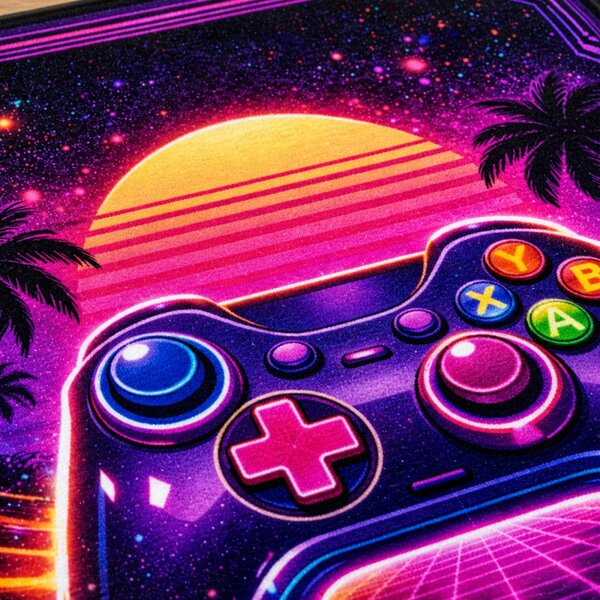 Protiskluzový herní koberec Retro Pad