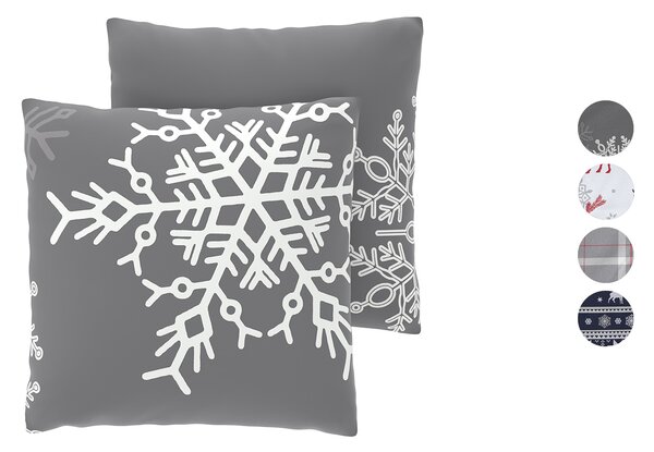 Livarno® Fleecový potah na polštář, 50 x 60 cm, 2 kusy (100395894)