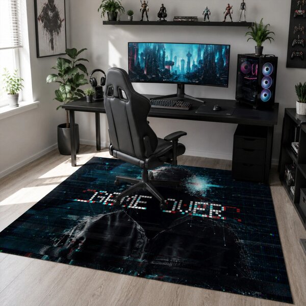 Protiskluzový herní koberec Game Over