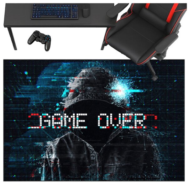Protiskluzový herní koberec Game Over